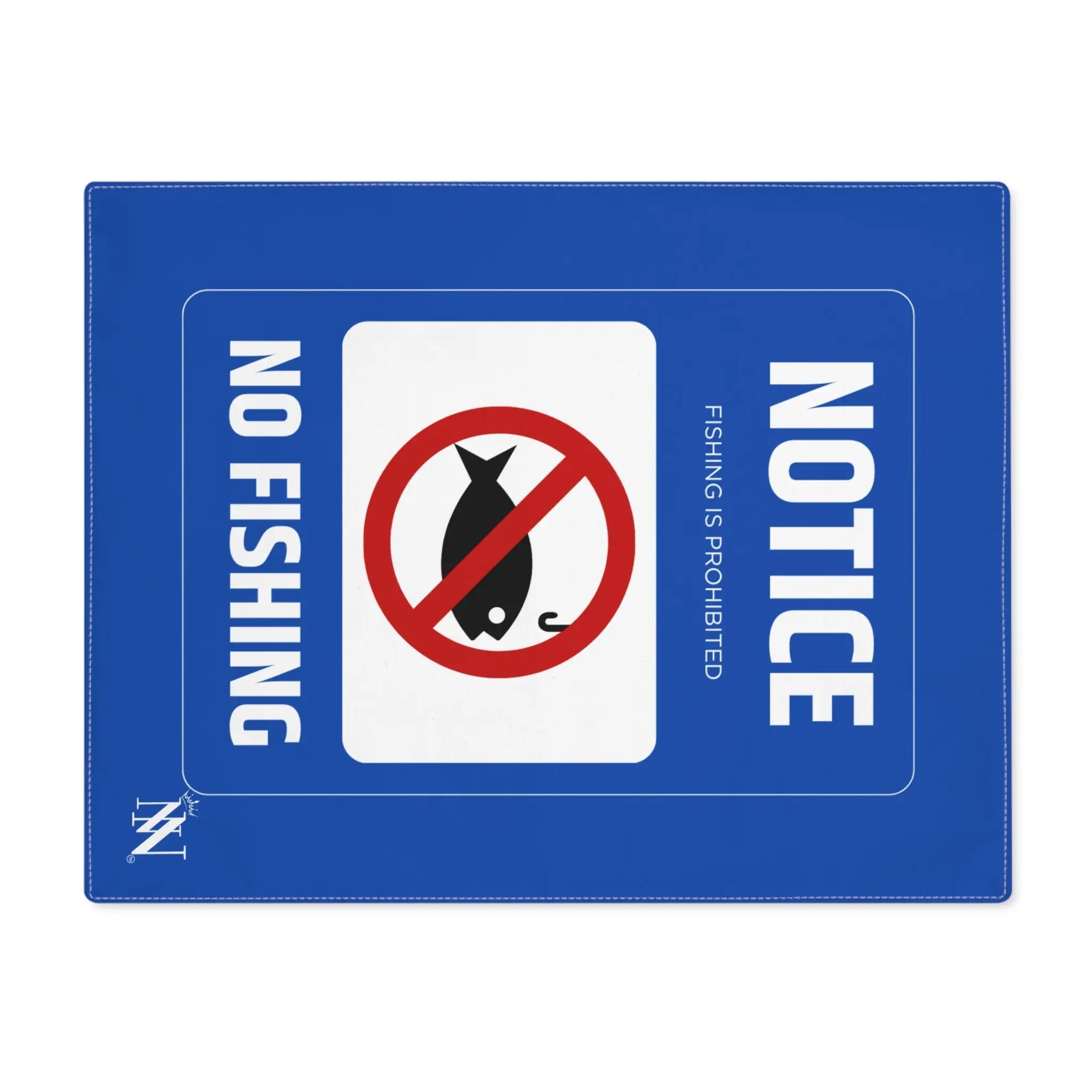 No Fishing Sign Sex Toys Mat