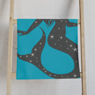 Mermaid Star Teal Cum Towel