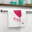 Kiss Me Heart Emoji | Nectar Napkins Lils’ Fun-Flirty Lovers’ Towels