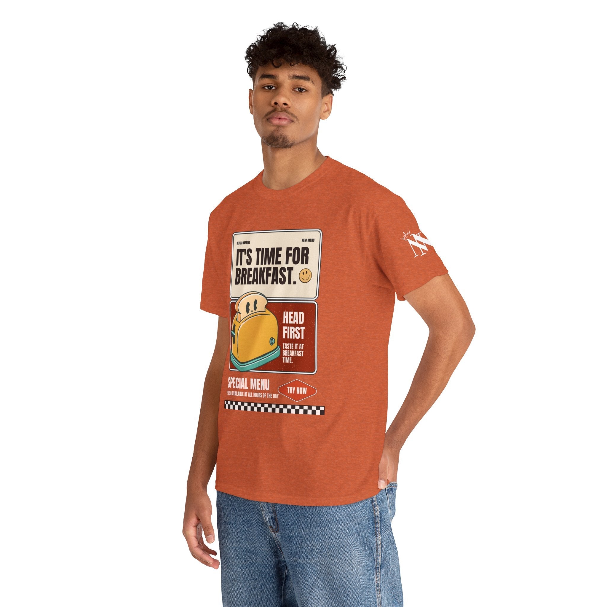 Breakfast Time | Mix & Match 100% Cotton Unisex Fun-Flirty Lovers’ Tees