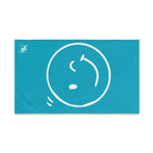 Wink Emoji Teal Cum Towel