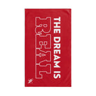The Dream is Real Red | Nectar Napkins Classic Fun-Flirty Lovers’ Colored Towels