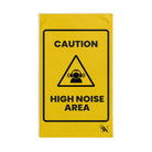 Caution High Noise Area | Mix & Match Classic Fun-Flirty Lovers’ Towels
