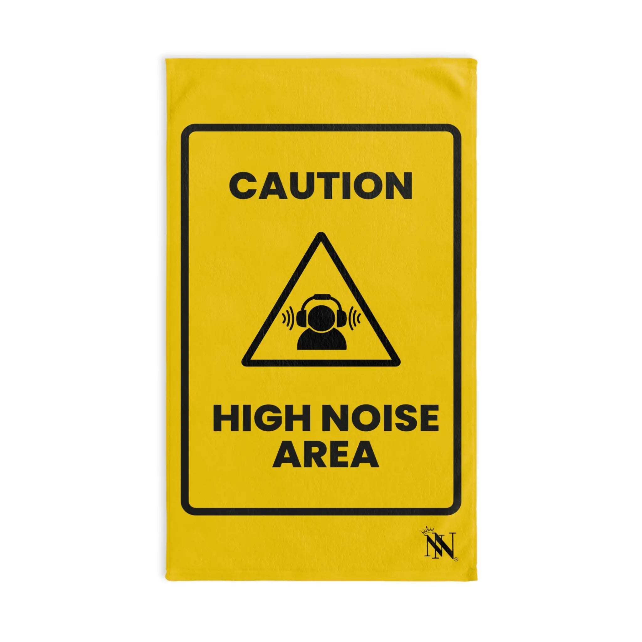 Caution High Noise Area | Mix & Match Classic Fun-Flirty Lovers’ Towels