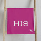 His Hers Shareable Pink | Mix & Match Classic Fun-Flirty Lovers’ Towels