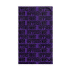 What Happened? Patterned Purple Cum Towel