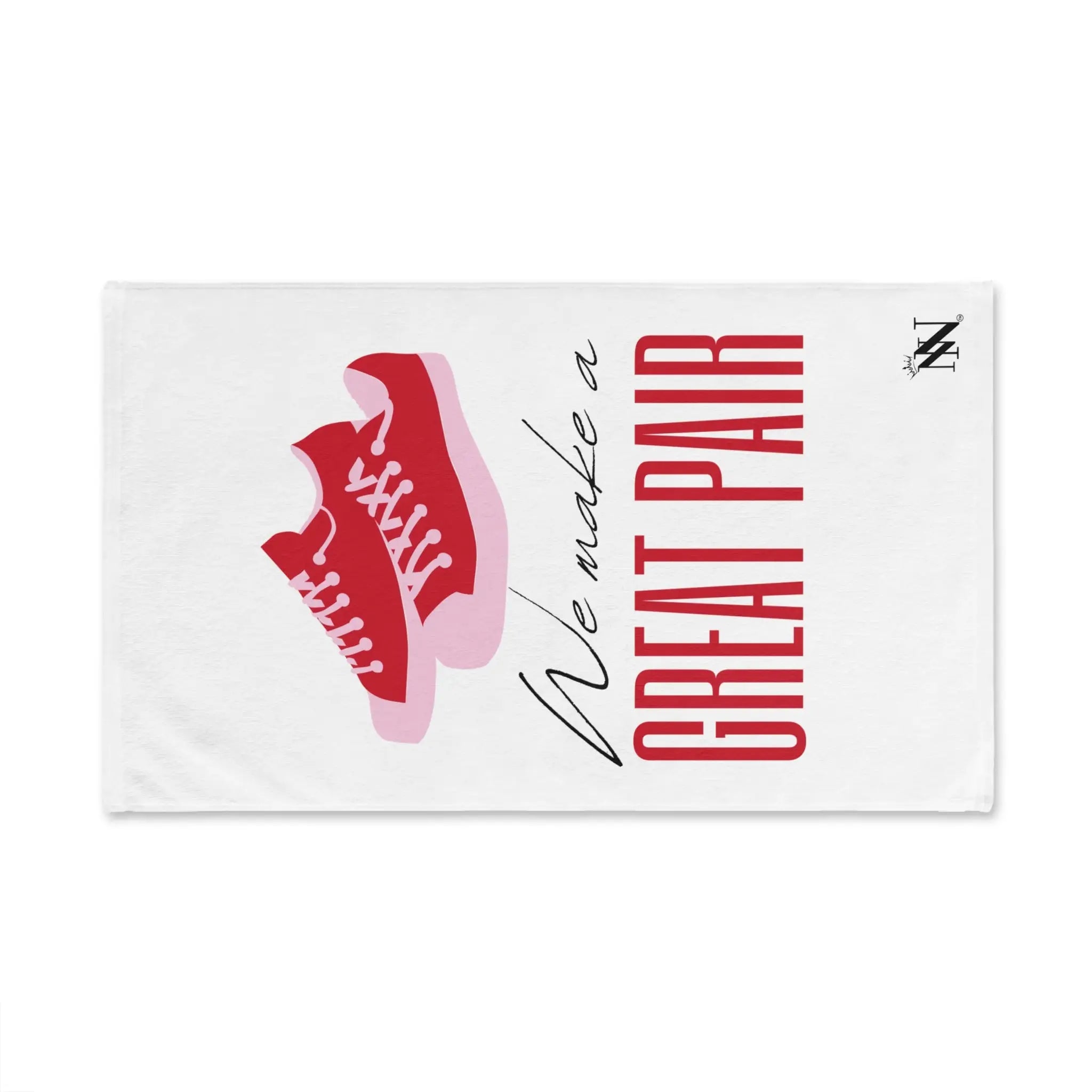 We Make a Great Pair Shoes | Mix & Match Classic Fun-Flirty Lovers’ Towels