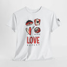 Peace Love Repeat | Mix & Match Cotton Unisex Fun-Flirty Lovers’ T-Shirts