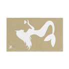 Mermaid Holding Heart Gold Cum Towel