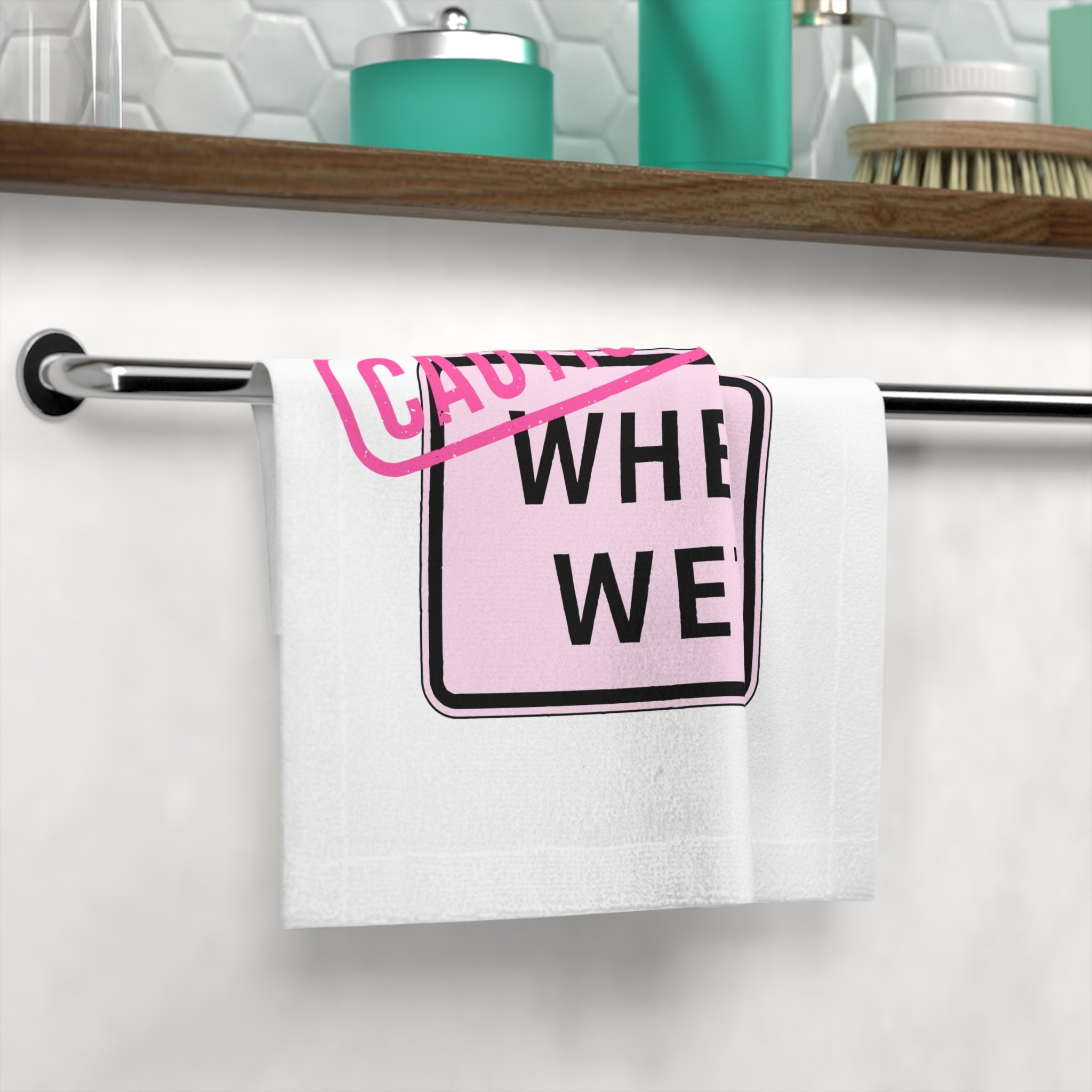 Caution When Wet | Mix & Match Lils’ Fun-Flirty Lovers’ Towels