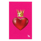 Heart Queen Pink | Mix & Match Soft Fun-Flirty Lovers’ Towels