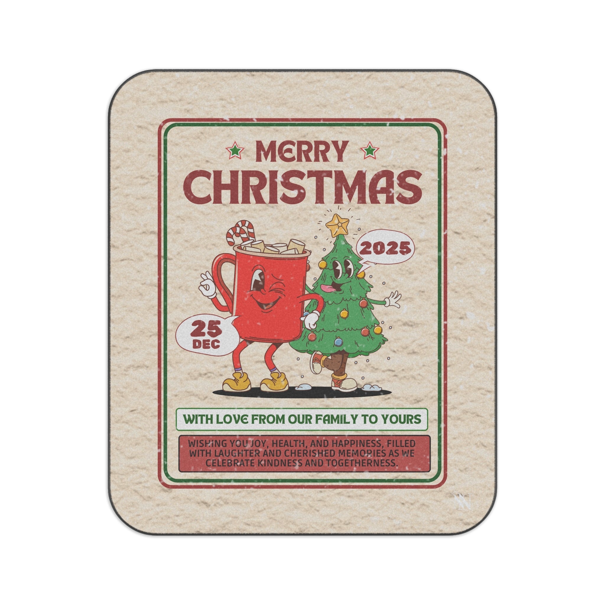 Christmas Card | Mix Match Fun-Flirty Lovers’ Water-Resistant Blankets