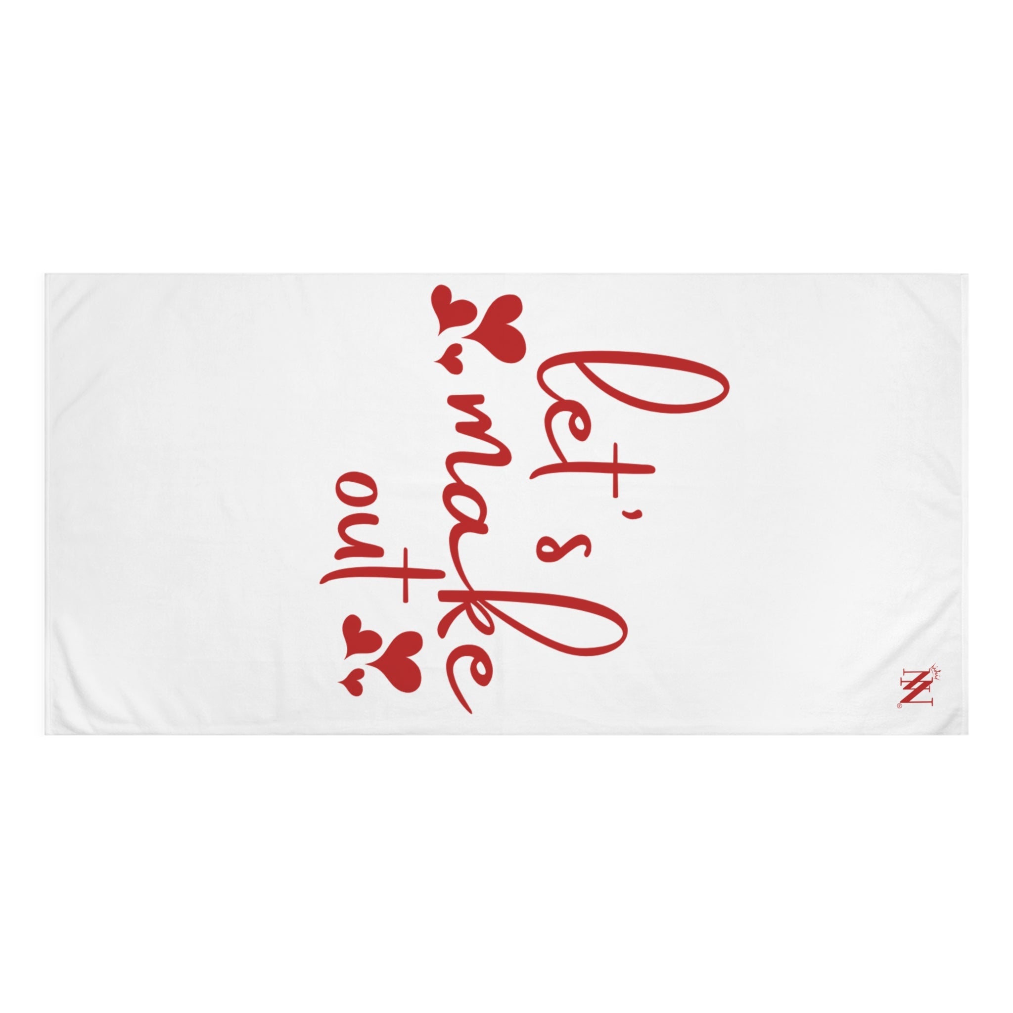 Let’s Make Out Hearts Anal Towel