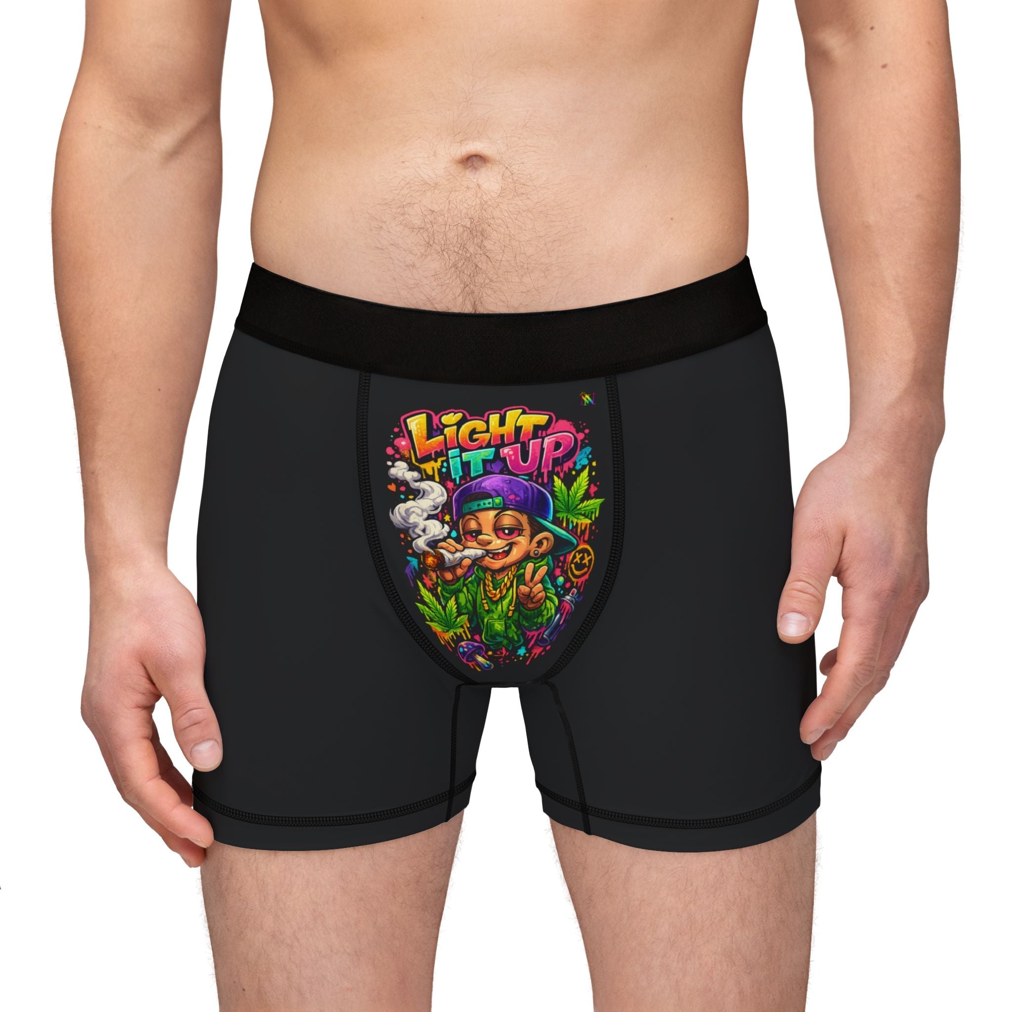 Light It Up 420 Sex Gifts for Him Men’s Boxer Briefs