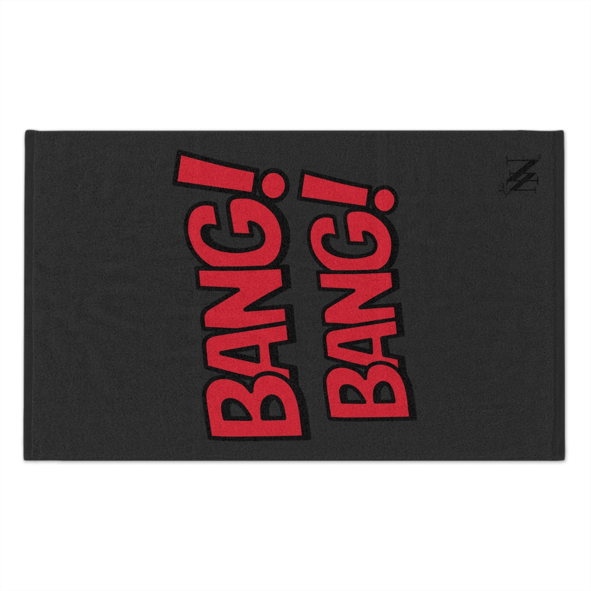 Bang! Bang! Dark Grey | Mix & Match Soft Fun-Flirty Lovers’ Towels