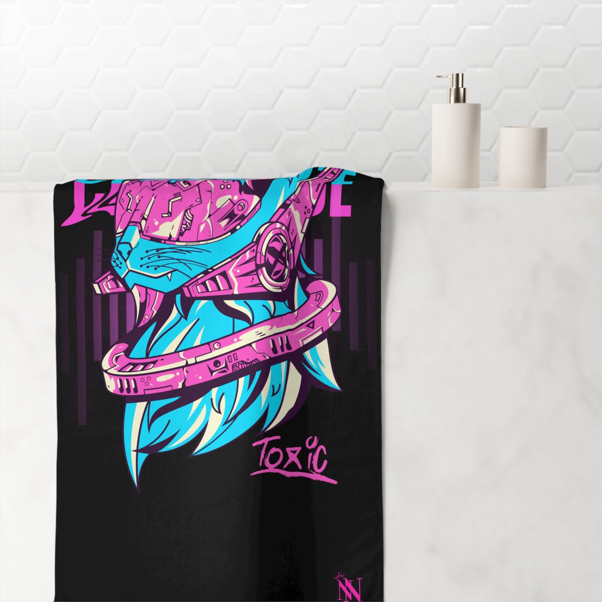 Challenge Toxic Kitty | Mix & Match XL Fun-Flirty Lovers’ Towels