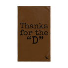 Thanks for the ’D’ Brown | Mix & Match Classic Fun-Flirty Lovers’ Towels