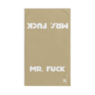 Mr. Mrs. Fuck Shareable Sides Gold Cum Towel