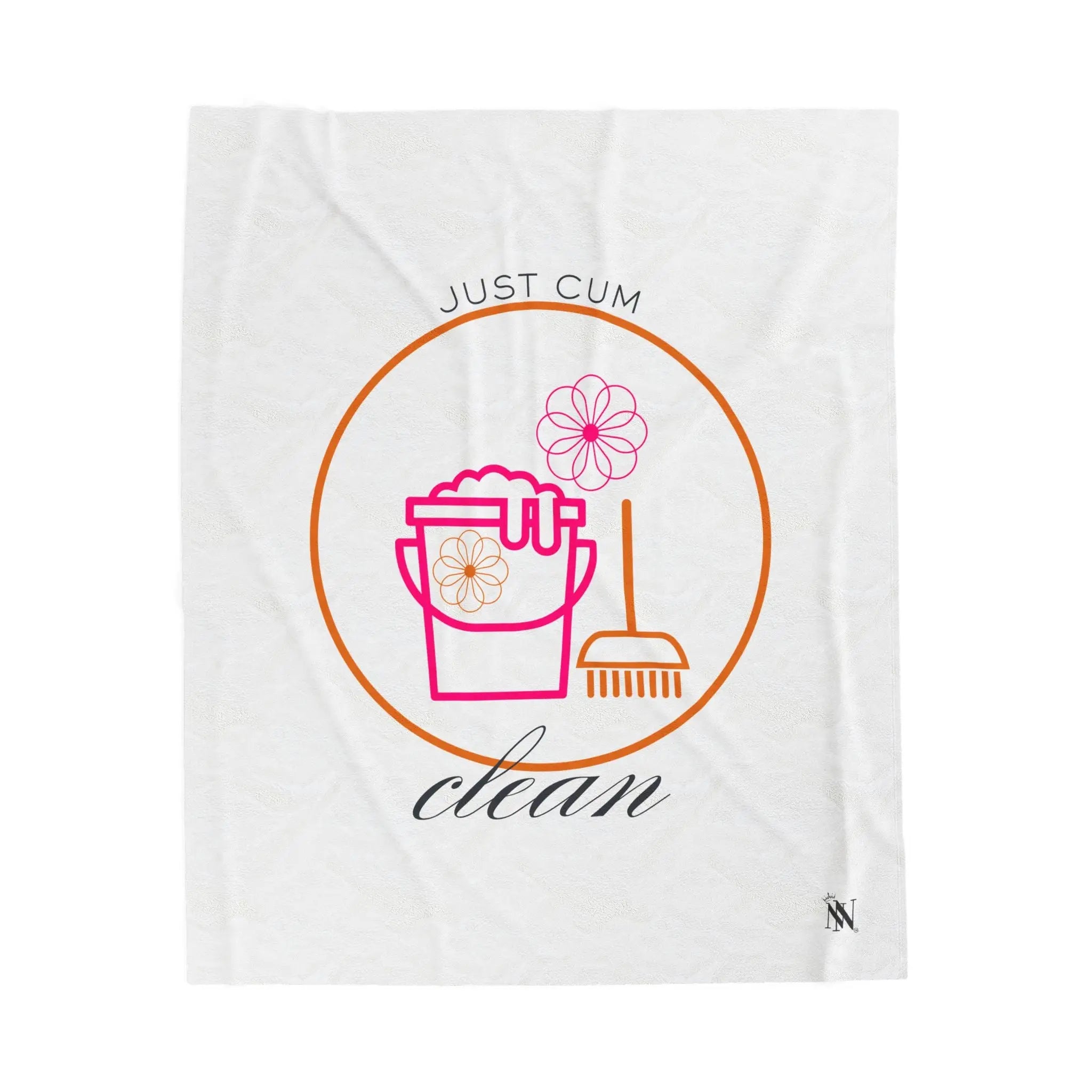 Just Cum Clean! | Mix & Match Soft Fun-Flirty Lovers’ Blankets