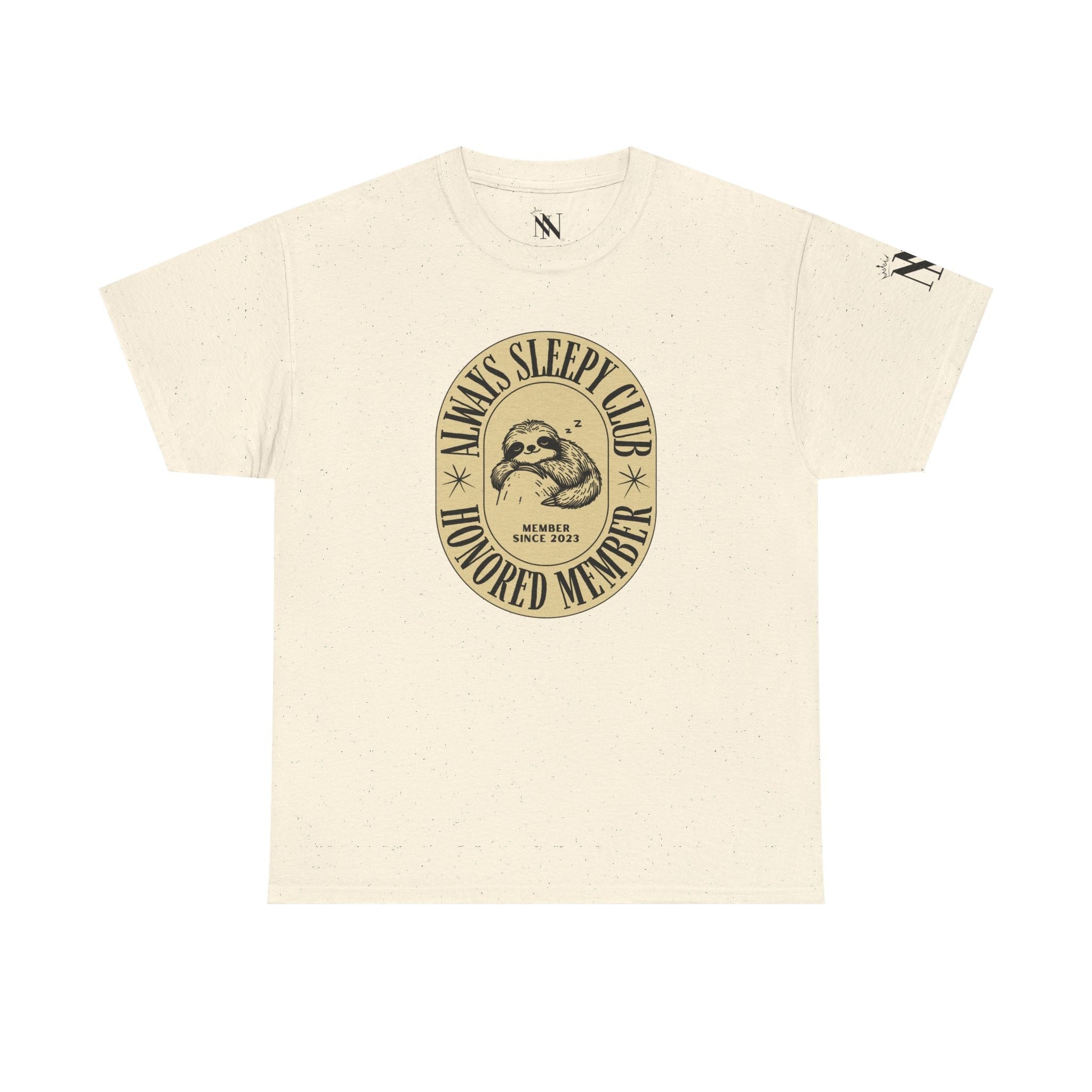 Always Sleepy Club Sloth | Mix & Match Cotton Unisex Fun-Flirty Lovers’ T-Shirts