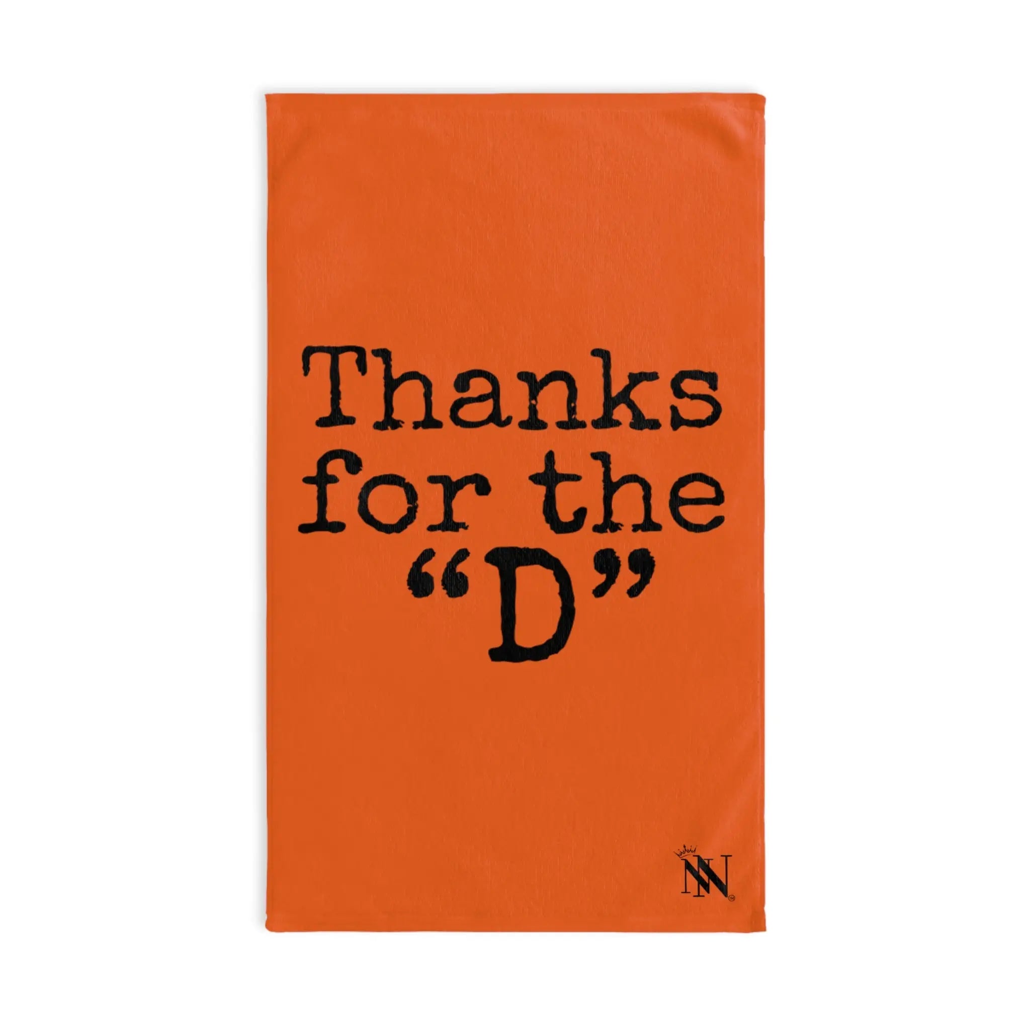 Thanks for the ’D’ Orange | Mix & Match Classic Fun-Flirty Lovers’ Towels