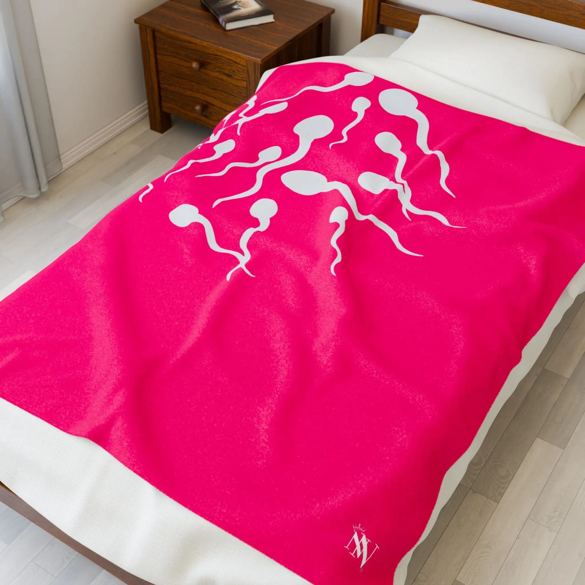 Sperm Catcher | Mix & Match Velveteen Fun-Flirty Lovers’ Blankets