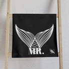 Mr. Mrs. Mermaid Shareable Sides Black | Mix & Match Classic Fun-Flirty Lovers’ Towels