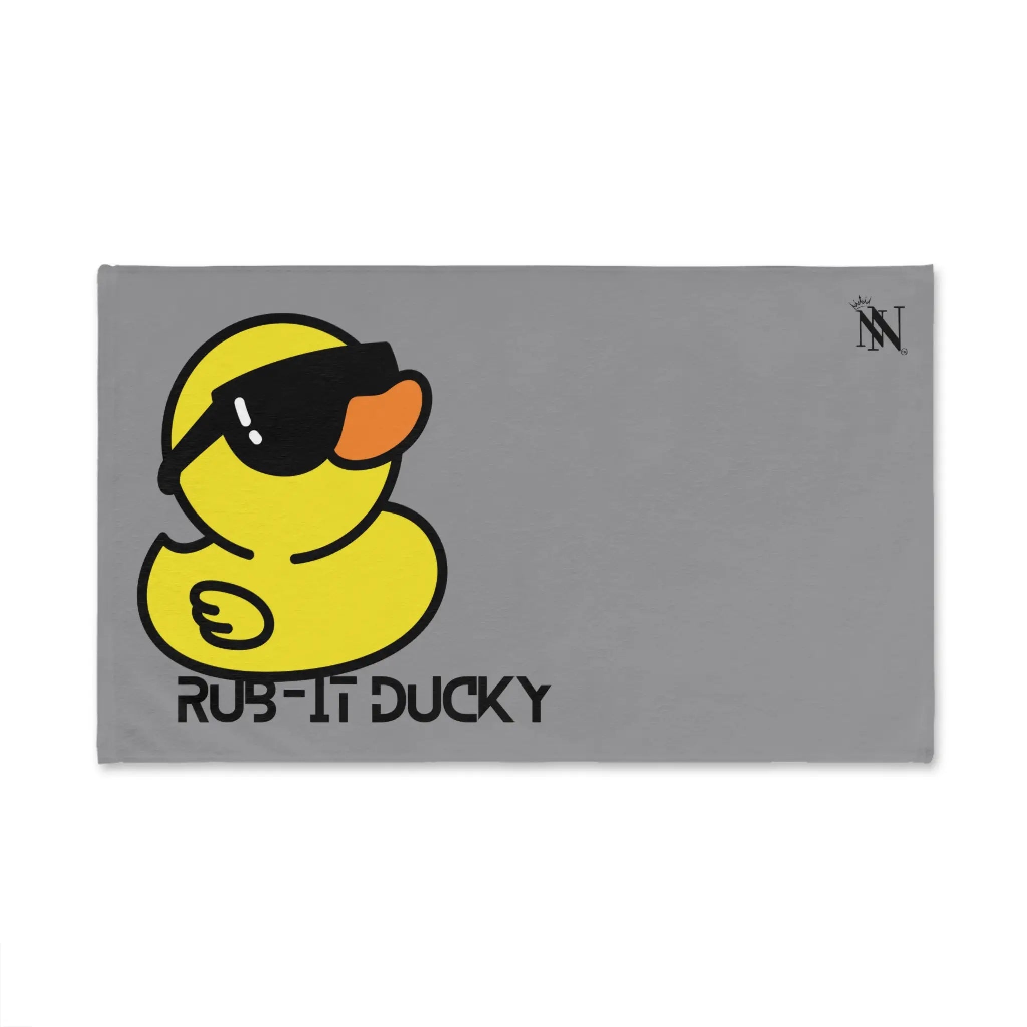 Rub-it Ducky Grey | Mix & Match Original Fun-Flirty Lovers’ Towels