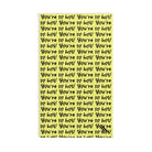 You’re So Hot! Patterned Light Yellow Cum Towel
