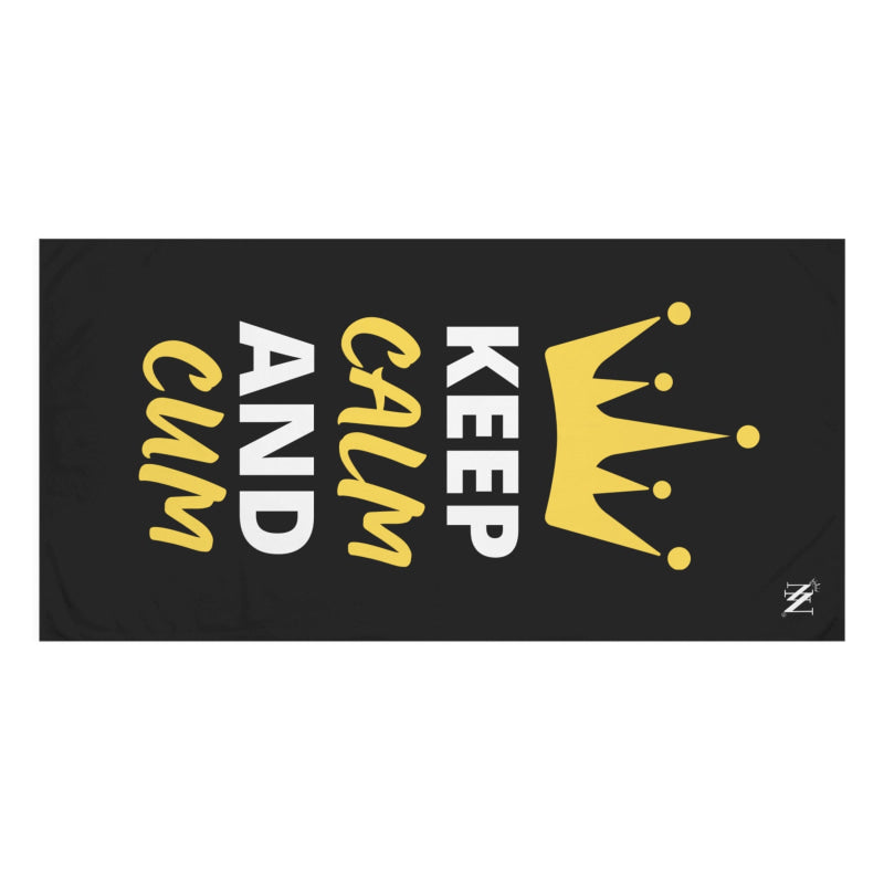 Keep Calm & Cum Queen King | Mix & Match XL Fun-Flirty Lovers’ Towels