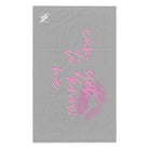 Cum Get to Know Me! Light Grey | Mix & Match Soft Fun-Flirty Lovers’ Towels