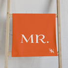 Mr Mrs Shareable Orange | Mix & Match Classic Fun-Flirty Lovers’ Towels