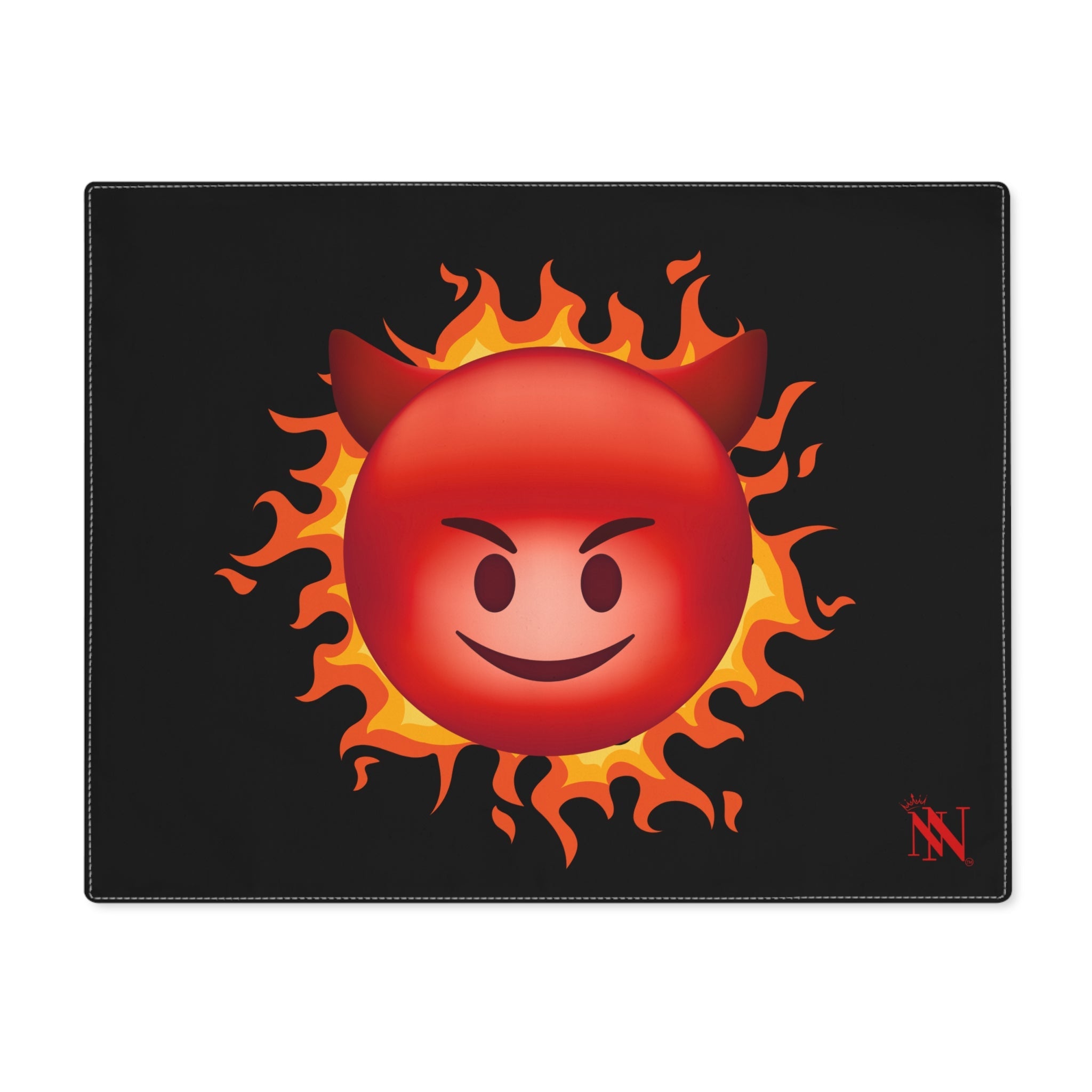 Red Hot Naughty Devil Emoji | Mix & Match Playful Fun-Flirty Lovers’ Toy Mats