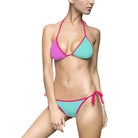 Ocean & Purple | Mix & Match Fun-Flirty Lovers’ String Bikinis