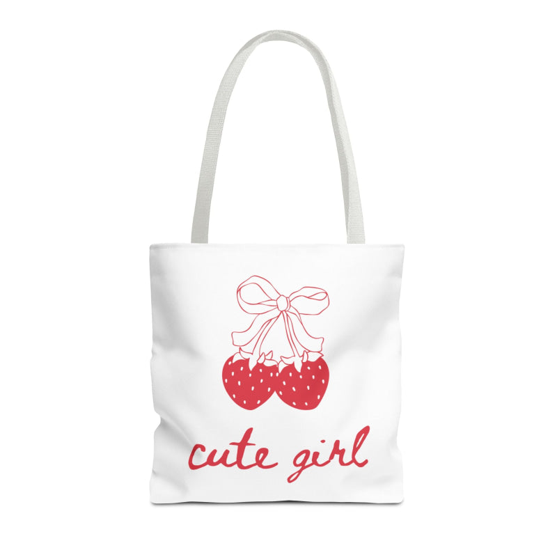 Cute Girl Strawberries | Mix & Match Fun-Flirty Lovers’ Totes