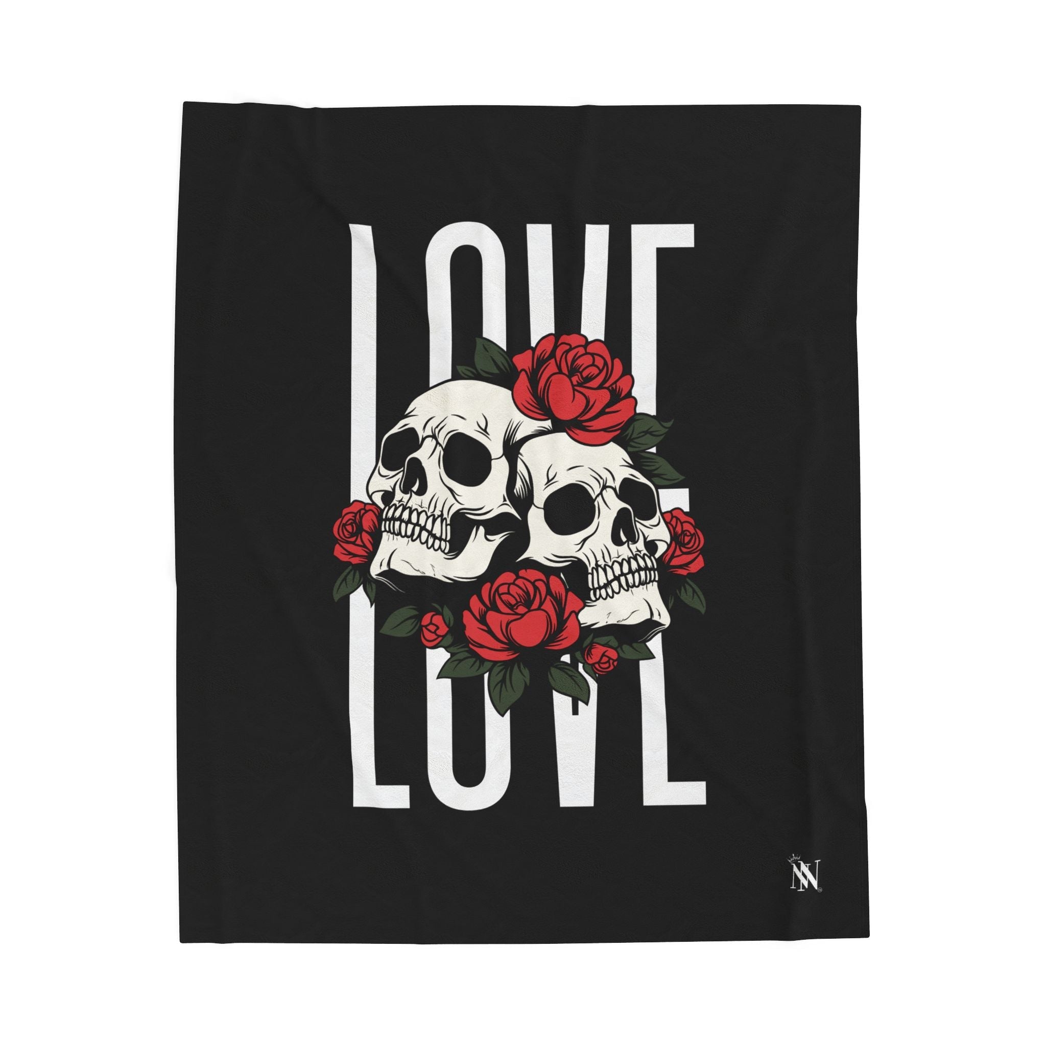 Roses Skulls & Love | Mix & Match Soft Fun-Flirty Lovers’ Blankets