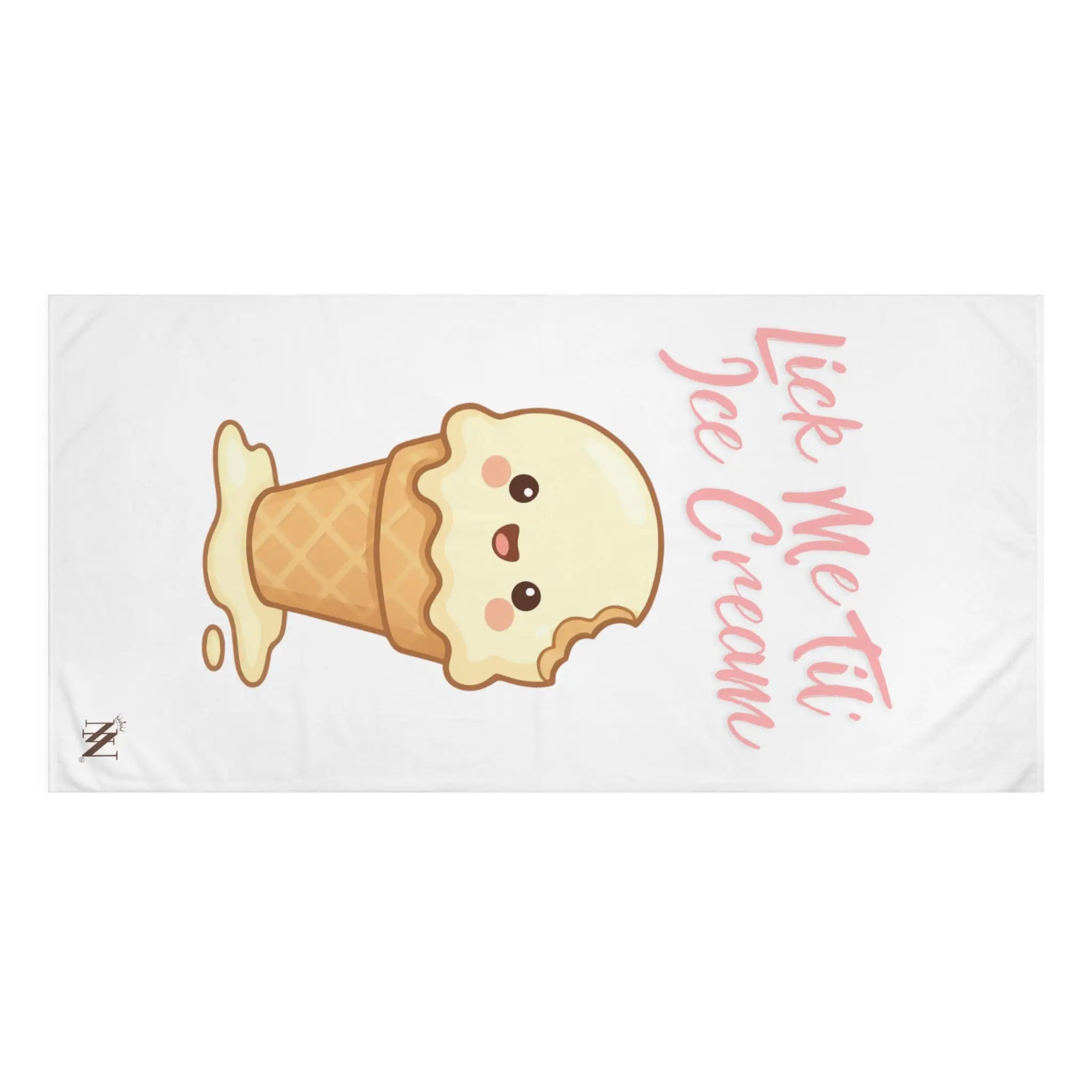 Lick Me Til’ Ice Cream | Nectar Napkins XL Fun-Flirty Lovers’ Towels