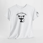 Hello Meow! | Mix & Match Cotton Unisex Fun-Flirty Lovers’ T-Shirts