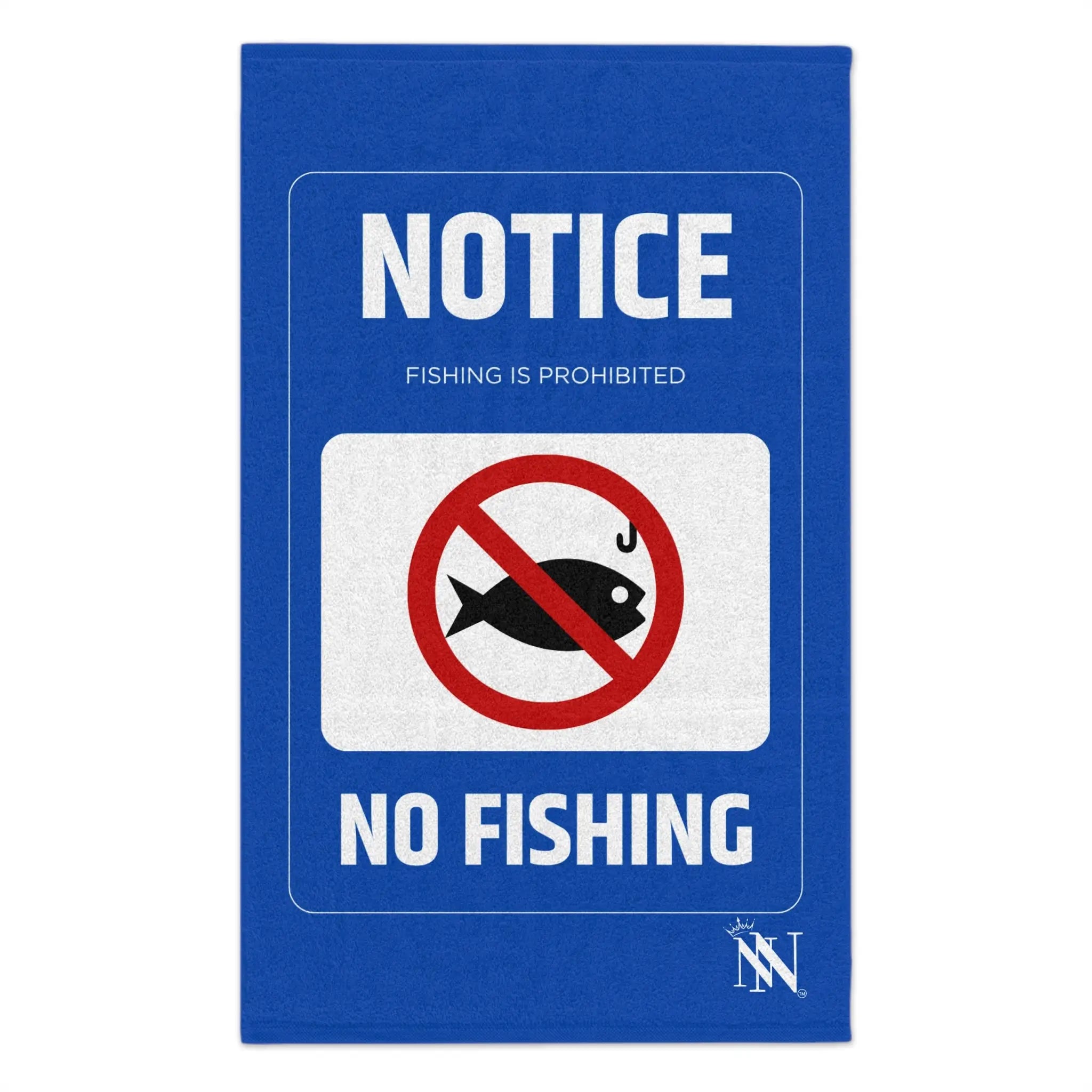 No Fishing Sign Sex Towel