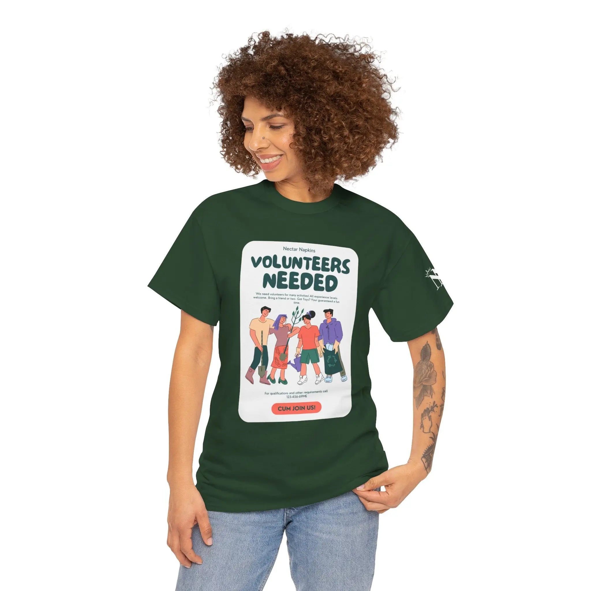 Volunteers Needed | Mix & Match 100% Cotton Unisex Fun-Flirty Lovers’ Tees