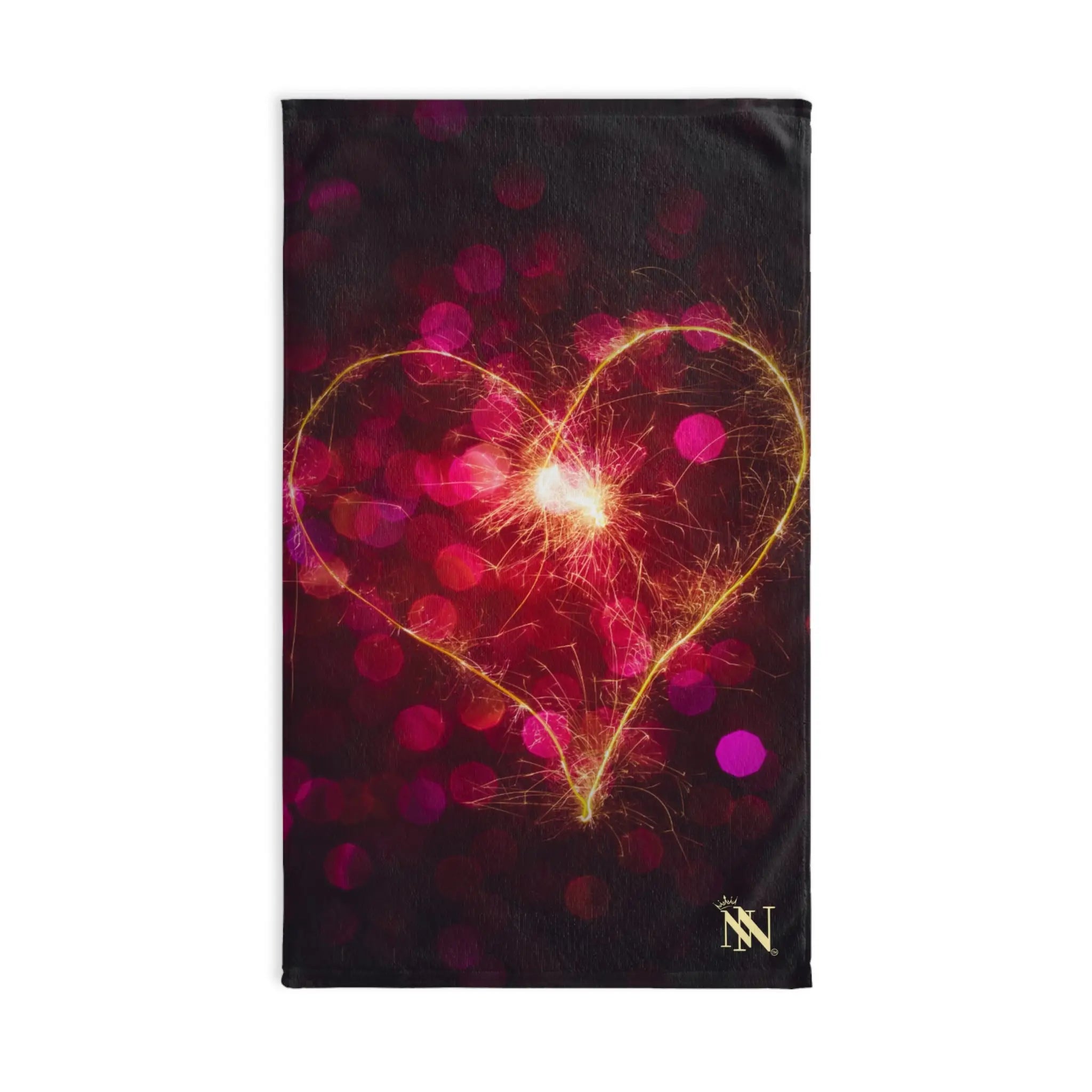 Fireworks Heart 3D Print | Nectar Napkins Classic Fun-Flirty Lovers’ Towels