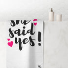 She Said Yes! | Mix & Match XL Fun-Flirty Lovers’ Towels