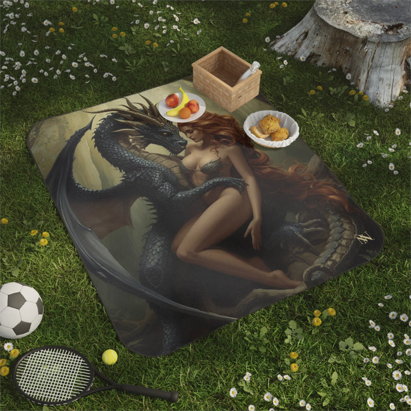 Her Dragon Fantasy | Mix Match Fun-Flirty Lovers’ Water-Resistant Blankets