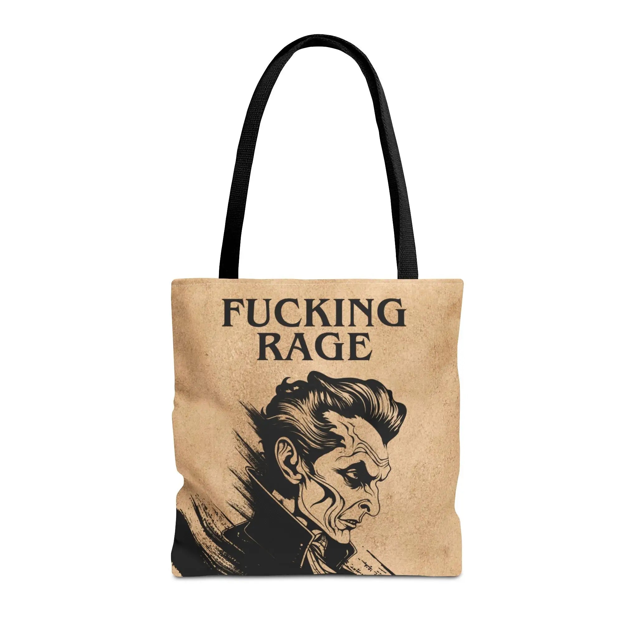 Fucking Rage Vintage Creepy Tote Bag