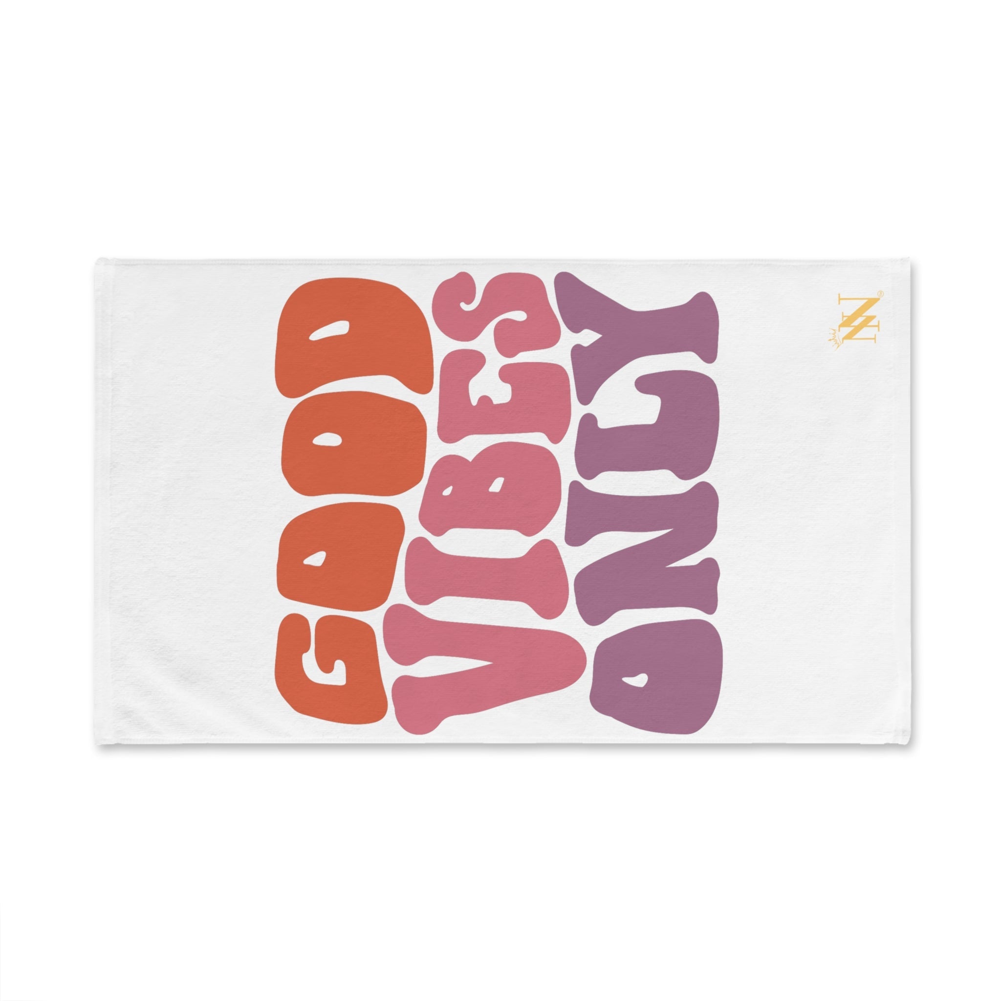 Good Vibes Retro Letters Cum Towel