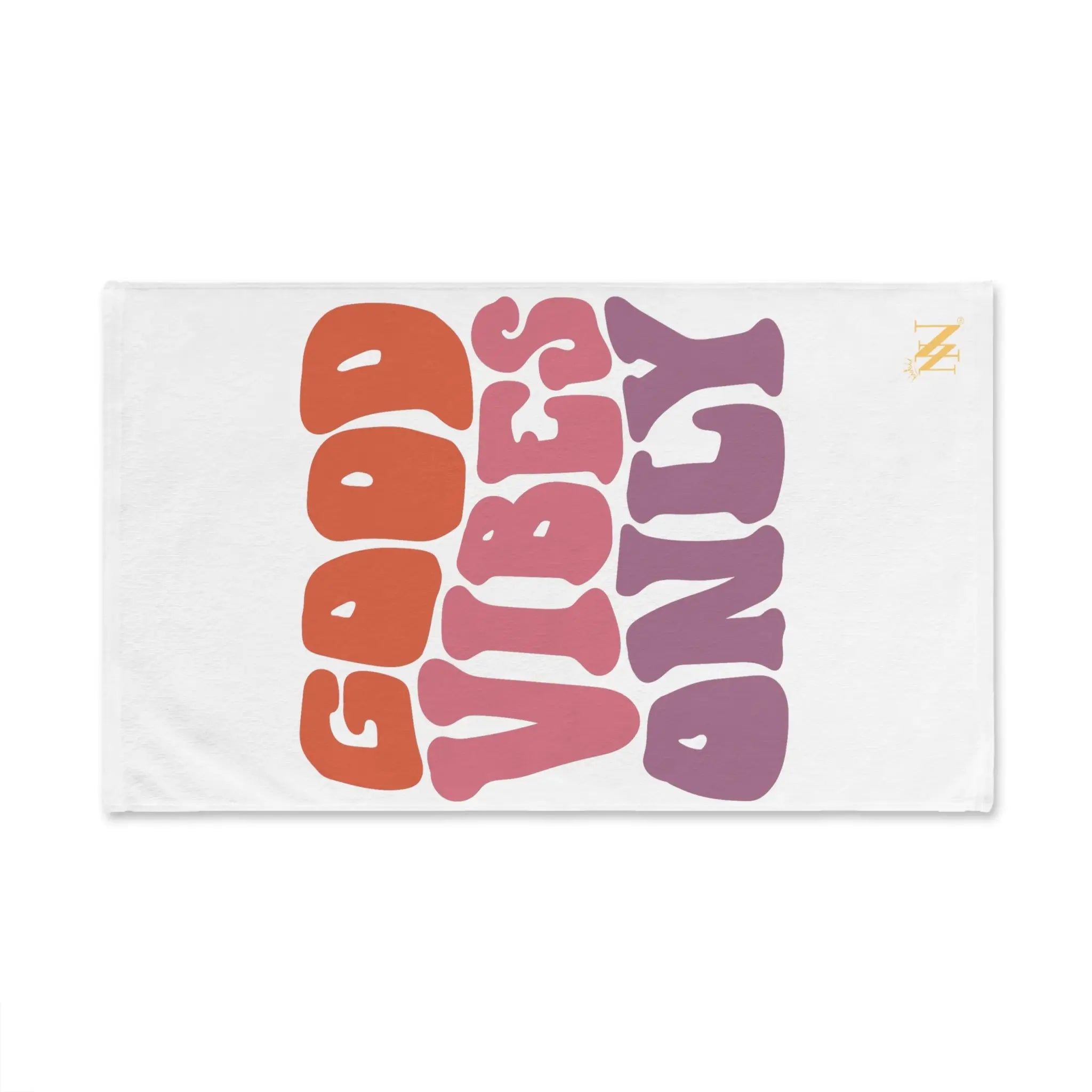 Good Vibes Retro Letters Cum Towel