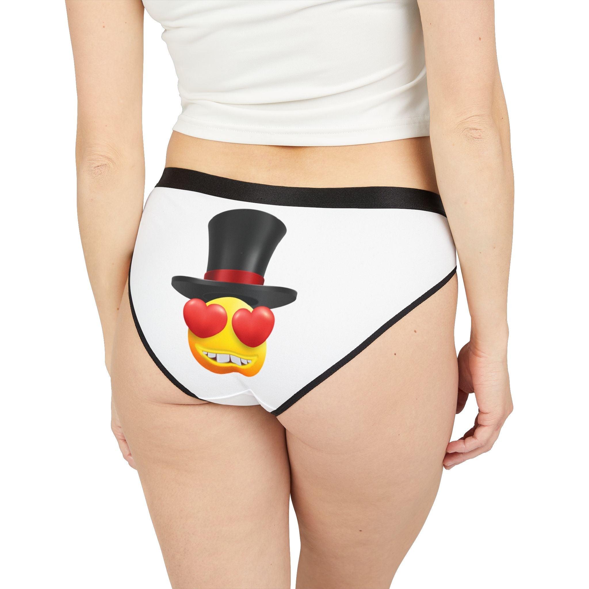 Love in a Top Hat Emoji | Mix & Match Women’s Fun-Flirty Lovers’ Panties