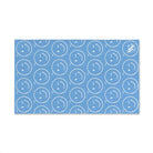 Wink Emoji Pattern Light Blue | Mix & Match Classic Fun-Flirty Lovers’ Towels