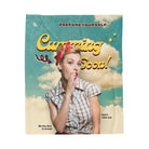 Cumming Soon Vintage Poster | Mix & Match Soft Fun-Flirty Lovers’ Blankets