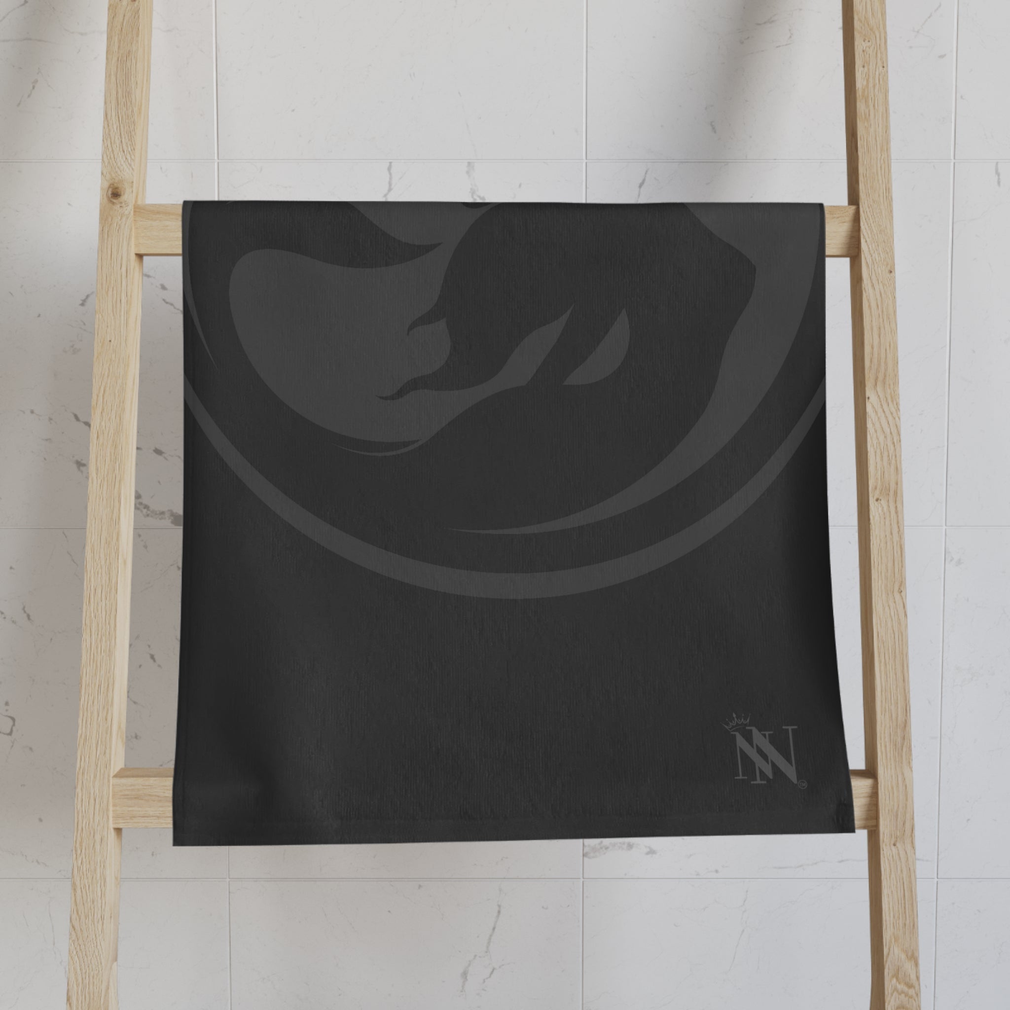 Mermaid Eclipse Dark Grey Cum Towel